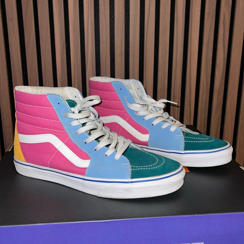 Multicolor vans size 11